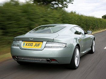 Nature, Aston Martin, Cars, Back View, Rear View, Speed, Style, Db9, 2010, Pale Blue HD wallpaper