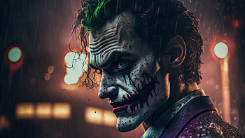 The Strange Joker, joker, supervillain, superheroes, artist, artwork, digital-art, deviantart HD wallpaper