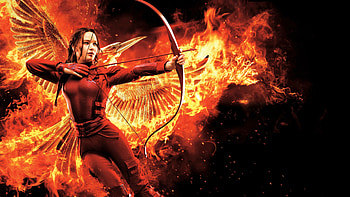 The Hunger Games, Dystopian adventure, Compelling computer , Thrilling storyline HD wallpaper