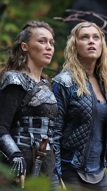 The 100, clexa, lexa, clarke HD phone wallpaper