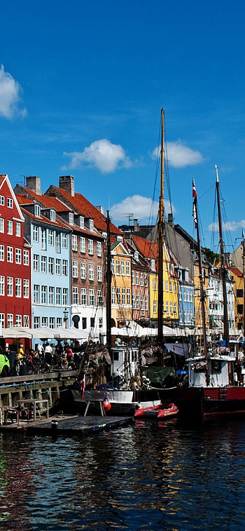 Copenhagen streets, Modern urbanity, Scandinavian vibes HD phone wallpaper
