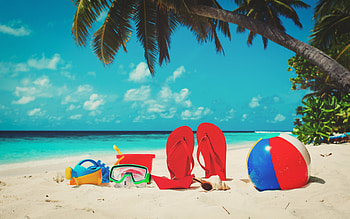 Beach, Summer, Sand, Vacations, Sea HD wallpaper