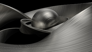 3D sphere, sphere, 3D, ball, Art HD wallpaper