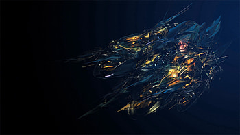 Abstract, Dark, Lines, Stains, Spots, Glimpses HD wallpaper