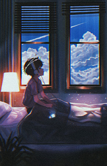 Anime boy, sad, anime HD phone wallpaper
