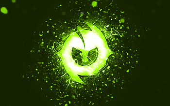 Paulo Dybala lime logo, , lime neon lights, creative, lime abstract background, Paulo Dybala logo, football stars, Paulo Dybala HD wallpaper