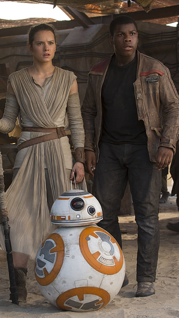 Rey and BB-8, Finn (Star Wars) HD phone wallpaper