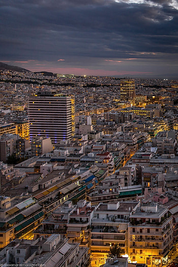 Athens cityscape, , backgrounds HD phone wallpaper