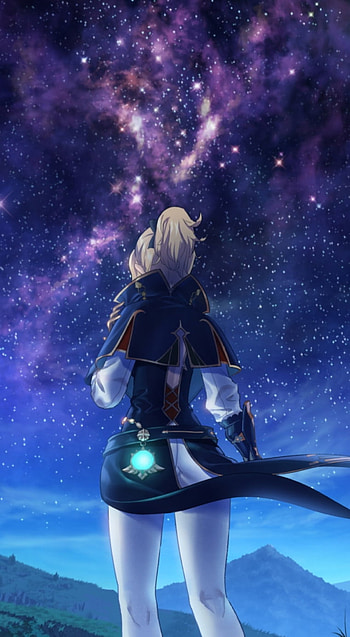 Anime girl, genshin impact HD phone wallpaper