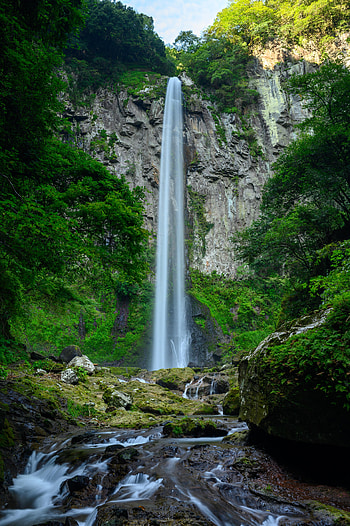 Nature, Water, Stones, Rocks, Waterfall, Moss HD phone wallpaper
