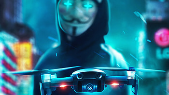 Anonymus Boy With Drone , anonymus, drone, artist, artwork, digital-art HD wallpaper