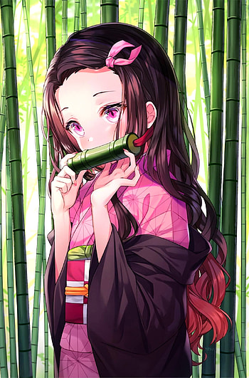 Nezuko, Demon slayer, Anime HD phone wallpaper