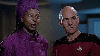 Whoopi Goldberg, Guinan's return, Star Trek Picard, Season 2 excitement HD wallpaper