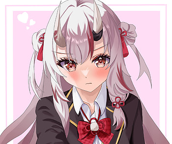 Nakiri Ayame, hololive, Nakiri Ayame, Anime, Virtual Youtuber HD wallpaper