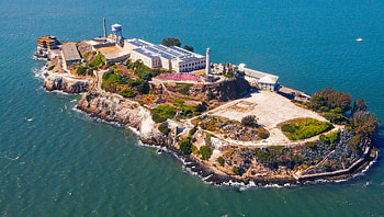 Stunning of Alcatraz Island, California, California HD wallpaper