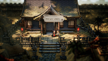 Octopath Traveler II - Enchanting Game Scene, video game, Octopath Traveler II HD wallpaper