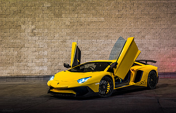 Yellow Lamborghini Aventador 2019, lamborghini-aventador, lamborghini, cars HD wallpaper