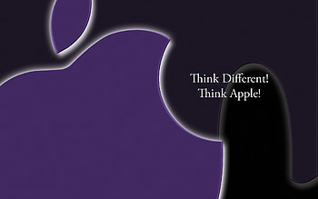 Brands, Logos, Apple, Violet HD wallpaper