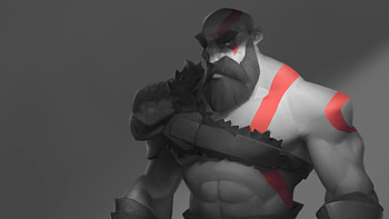 Kratos Artwork, kratos, god-of-war-4, god-of-war, games, artwork, artist, digital-art, artstation HD wallpaper
