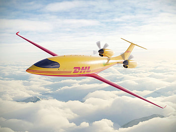 DHL, Elektroflugzeug, Erstflug, 2021 HD wallpaper