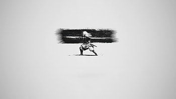 Samurai Ghost Of Tsushima, samurai, ghost-of-tsushima, games, 2024-games, minimalism, minimalist, white, warrior, artist, artwork, digital-art, video-games HD wallpaper