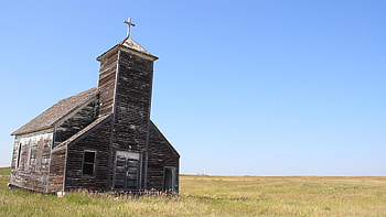 Ghost town church, Abandoned arena, North Dakota travels, Rabandonedporn HD wallpaper