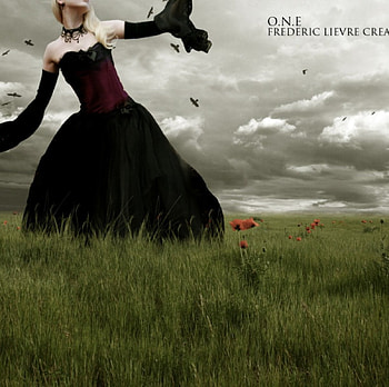One, girl, abstract, fantasy, field HD wallpaper