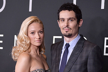 First Man director, Damien Chazelle, Date with Olivia Hamilton, Celebrity sighting HD wallpaper