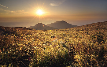 Landscape, Sunset HD wallpaper