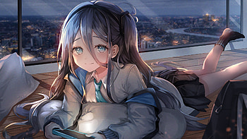 Beautiful Anime Girl With Uniform Dress Anime Girl HD wallpaper