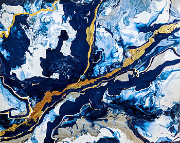 Blue glitch, watercolor, texture, art HD wallpaper