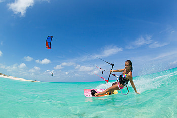 Kiteboarding, Private kiteboarding course, Turks and Caicos Islands, Awe-inspiring adventure HD wallpaper