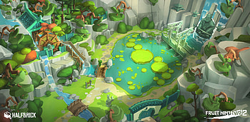 video game, Fruit Ninja VR 2 HD wallpaper