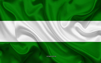 Flag of Rotterdam, , silk texture, Rotterdam, Netherlands, Rotterdam flag, Dutch cities HD wallpaper