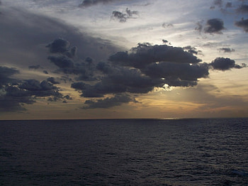 Black clouds, clouds, sky HD wallpaper
