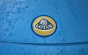 Raindrops on Lotus badge, rain, logo, lotus car, raindrops, badge, lotus HD wallpaper