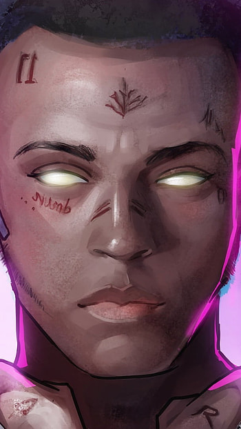 Xxxtentacion, Eyes, Digital Art HD phone wallpaper