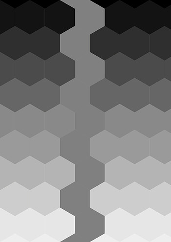 Hexagon grey, tiles, minimalism, graphic HD phone wallpaper