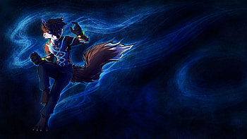 Art, Fox, Comic, Anthro HD wallpaper