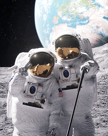 Space Suit, Art, Universe, Selfie, Selfies, Cosmonaut, Spacesuit, Joke, Cosmonauts, Astronauts HD phone wallpaper