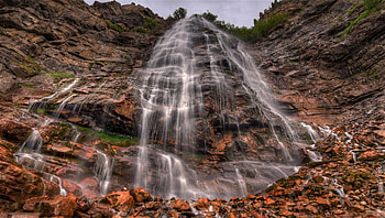 Bridal Veil Falls, Geology HD wallpaper