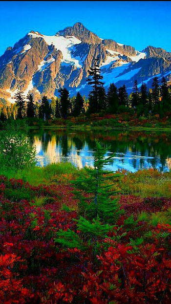 Beautiful Nature, Ice Mountain HD phone wallpaper