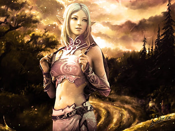 Warrior Princess, elf, princess, fantasy, warrior HD wallpaper