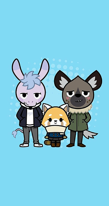 Aggretsuko, Retsuko and Haida, , Anime couple HD phone wallpaper