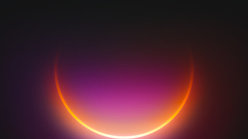 Neon Light Circle 1, neon lights, circle, dark, laser, gradient, Sci Fi, neon HD wallpaper