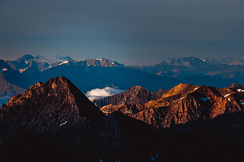 Dawn At Sky Way, dawn, sky, mountains, nature HD wallpaper