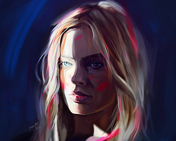 Margot Robbie Art, margot-robbie, artist, artwork, digital-art, artstation HD wallpaper