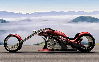 Sport Bike, new model, fog, motorbike, red HD wallpaper
