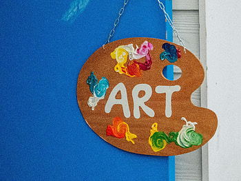 Art, Words, Inscription, Paints, Palette HD wallpaper