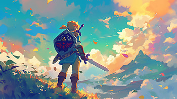 : Link from The Legend of Zelda, The Legend of Zelda, Link, video game, adventure, fantasy, fantasy adventure HD wallpaper